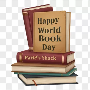 World Book Day Antique Book Stack