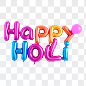 Happy Holi 3D Foil Balloon Letters