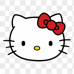 Hello Kitty White Face Red Bow