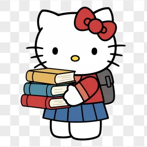 Hello Kitty School Books Stack Backpack