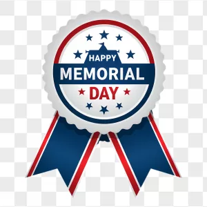 Memorial Day Saluting Soldier Award Ribbon