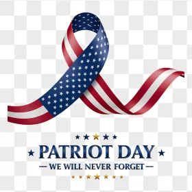 American Flag Patriot Day Awareness Ribbon