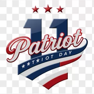 3D Patriot Day 11 Ribbon Badge