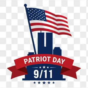 Patriot Day 9/11 Twin Towers Flag