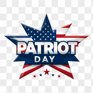 Patriot Day 3D American Flag Star