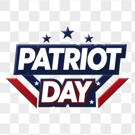 Patriot Day 3D Star Ribbon Badge