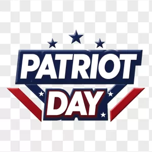 Patriot Day 3D Star Ribbon Badge