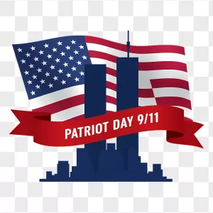 Patriot Day 9/11 Twin Towers Flag