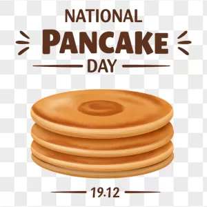 National Pancake Day Golden Stack