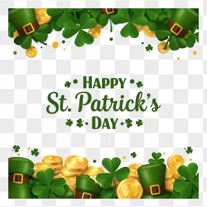 St Patrick's Day Hat Coin Frame