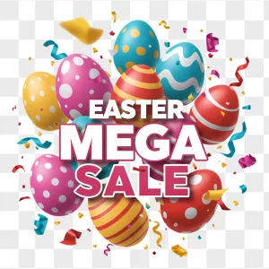 Easter Mega Sale Glossy Eggs Confetti