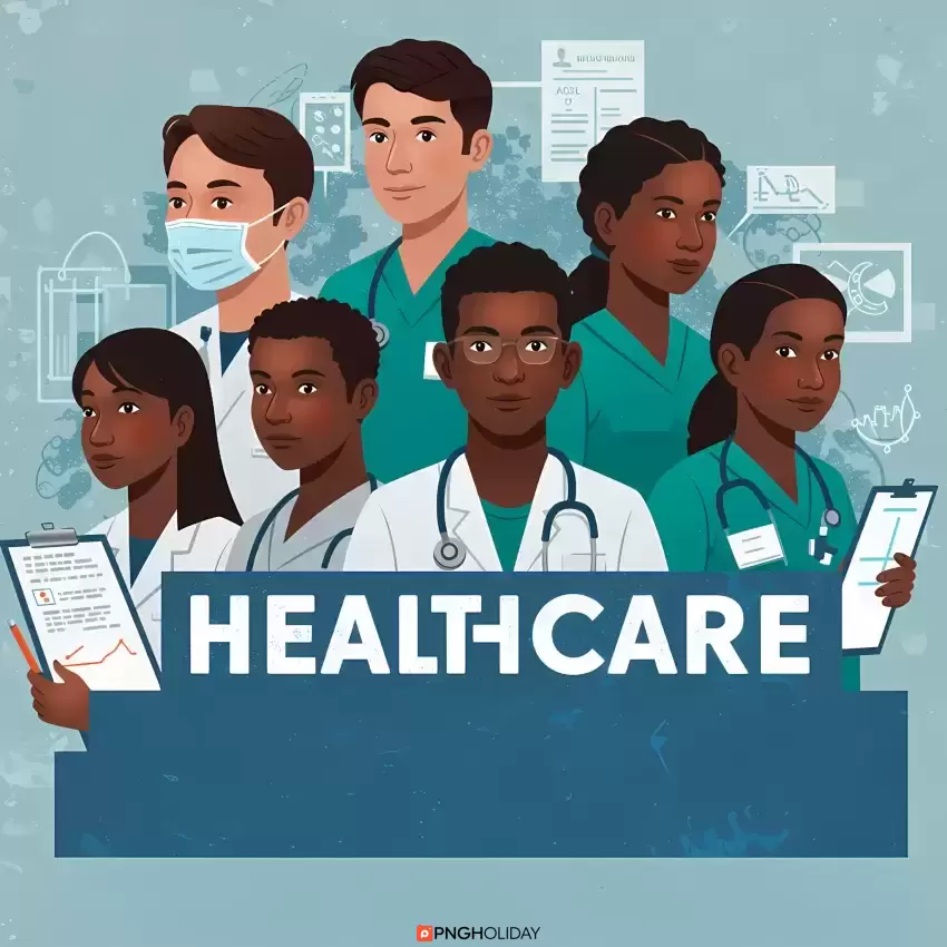 Healthcare Professionals Medical Illustration