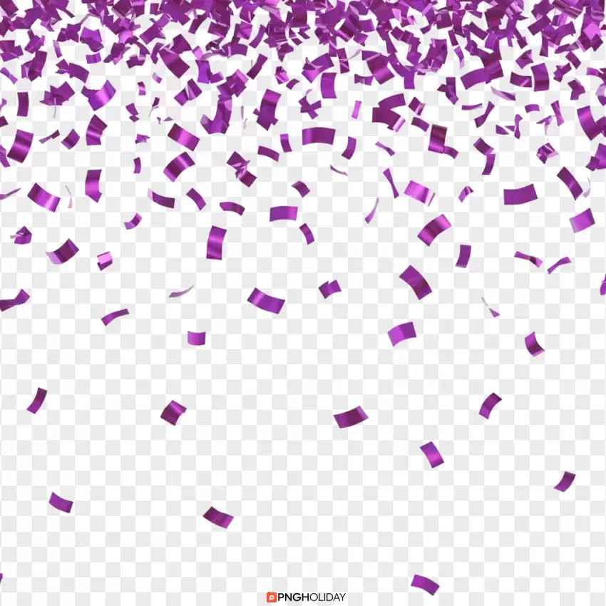 Purple Confetti Sprinkle PNG